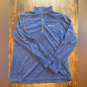 Vineyard vines medium blue quarter zip for men
